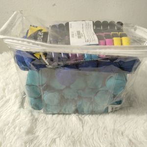 Memory Foam Hair Curlers  with hair clips 28 in all!